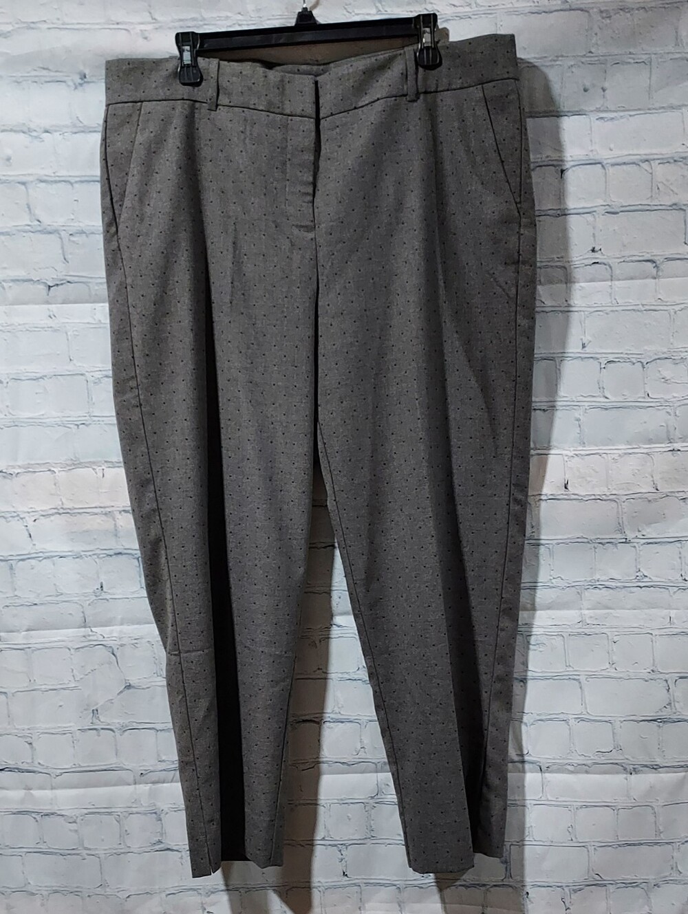 Chico's Fabulously Slimming Gray Pants Size 3 Office Career Wear